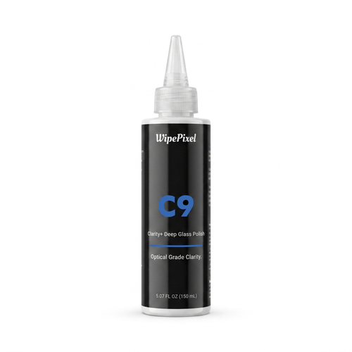 Pro Glass Polishing Compound: Deep Oil Film Remover & Clarity Restorer