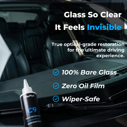WipePixel C9 Pro Glass Polish: Deep Oil Film Remover, 5 OZ (150ml)