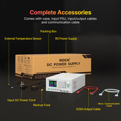 RIDEN RD6006P Bench DC Power Supply, Complete Assembled Unit, 60V 6A 360W