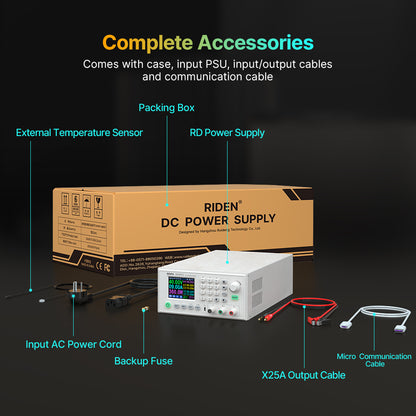 RIDEN RD6012 Bench DC Power Supply, Complete Assembled Unit, 60V 12A 720W