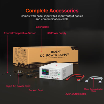 RIDEN RD6018 Bench DC Power Supply, Complete Assembled Unit, 60V 18A 1080W