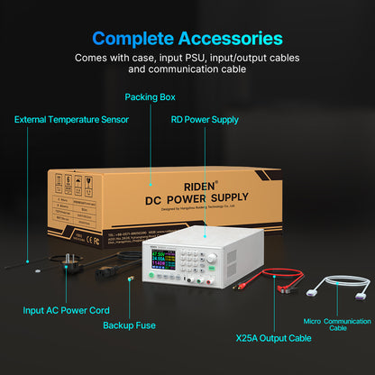 RIDEN RD6024 Bench DC Power Supply, Complete Assembled Unit, 60V 24A 1440W